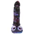 Beasty Cocks Firefly Fantasies - soojendusfunktsiooniga tõukav fantaasiavibraator (sinine) - 23,4 cm