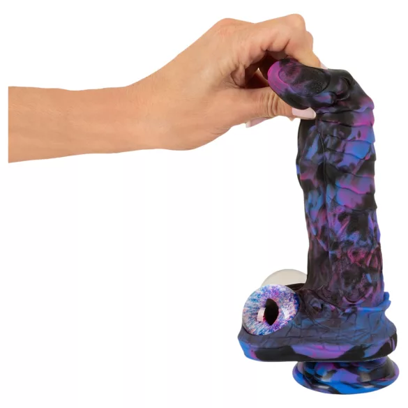 Beasty Cocks Firefly Fantasies - soojendusfunktsiooniga tõukav fantaasiavibraator (sinine) - 23,4 cm