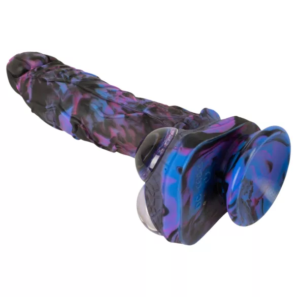 Beasty Cocks Firefly Fantasies - soojendusfunktsiooniga tõukav fantaasiavibraator (sinine) - 23,4 cm