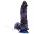 Beasty Cocks Firefly Fantasies - soojendusfunktsiooniga tõukav fantaasiavibraator (sinine) - 23,4 cm