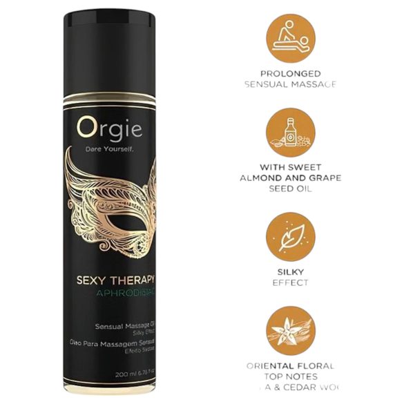 Orgie Aphrodisiac - sensuaalne massaažiõli - 200ml