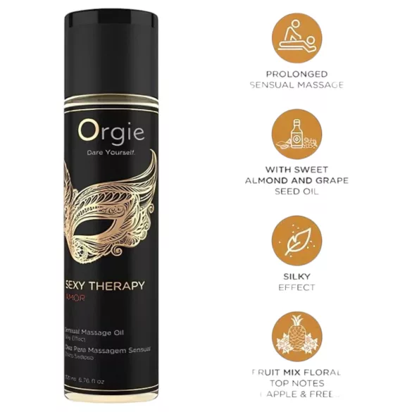 Orgie Amor - sensuaalne massaažiõli - 200ml