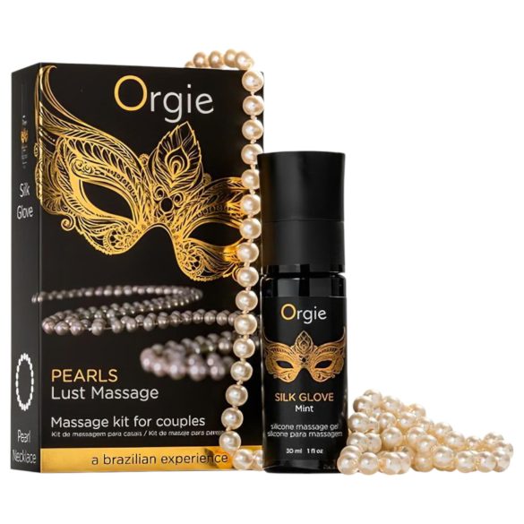 Orgie Pearls Lust - pärlikaelake ja massaažigeel (30 ml)