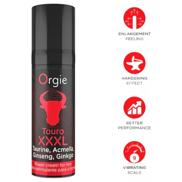Orgie Touro XXXL - erektsioonikreem meestele - 15ml