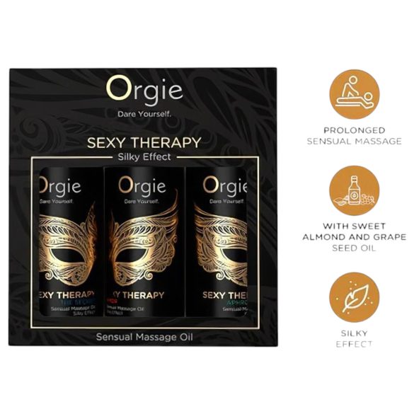 Orgie Sexy Therapy - massaažiõlide komplekt - sensuaalne - 3x30ml