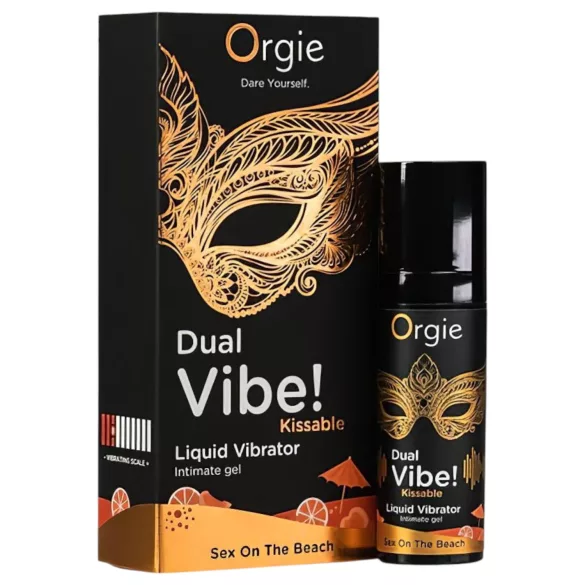 Orgie Dual Vibe - unisex vedel vibraator - Sex on the Beach - 15ml
