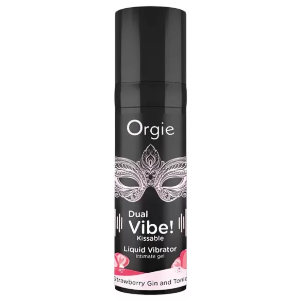 Orgie Dual Vibe - unisex vedel vibraator - maasikas, gin toonik - 15ml