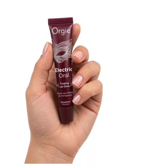 Orgie Electric Oral - suriseva efektiga huuleläige - maasikas (10 ml)