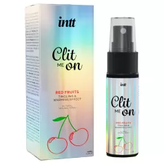   intt Clit Me On - vedel vibraator kliitorisprei - punased viljad (12 ml)
