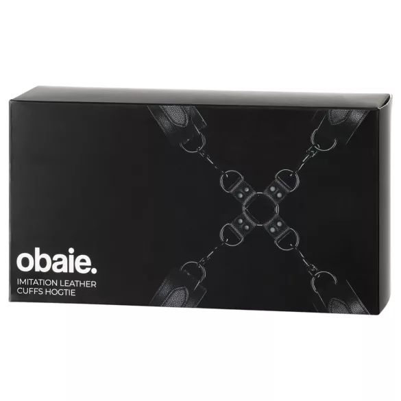 Obaie - kunstnahast käe- ja jalakinnituste komplekt (must)