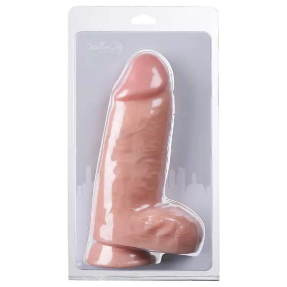 Willie City - paks elutruu dildo (nahatooni) - 24,5 cm