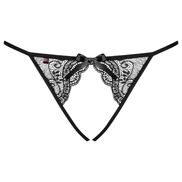 Obsessive Miamor - avatud võrgust pitsist stringid naistele - must - L/XL