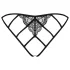 Obsessive Miamor - avatud võrgust pitsist stringid naistele - must - L/XL