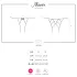 Obsessive Miamor - avatud võrgust pitsist stringid naistele - must - L/XL