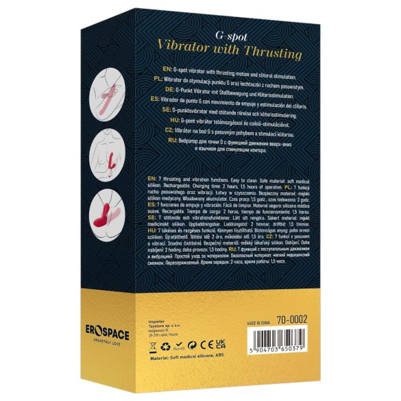 Sweet Play - 2in1 vibraator naistele - lükatav ja kliitoristimulaator - roosa