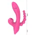 Erospace Sweet Play - G-punkti vibraator anaalsondi ja iminupuga (roosa)