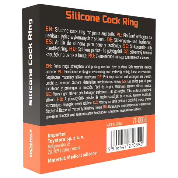 Men's Play - peenise ja munandite rõngas - must