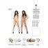 Passion BS001 - suured silmkoega bodi (valge) - S-L