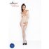Passion BS031 - avatud catsuit - valge - S-L