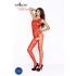 Passion BS036 - roosiline, avatud kombinesoon (punane) - S-L