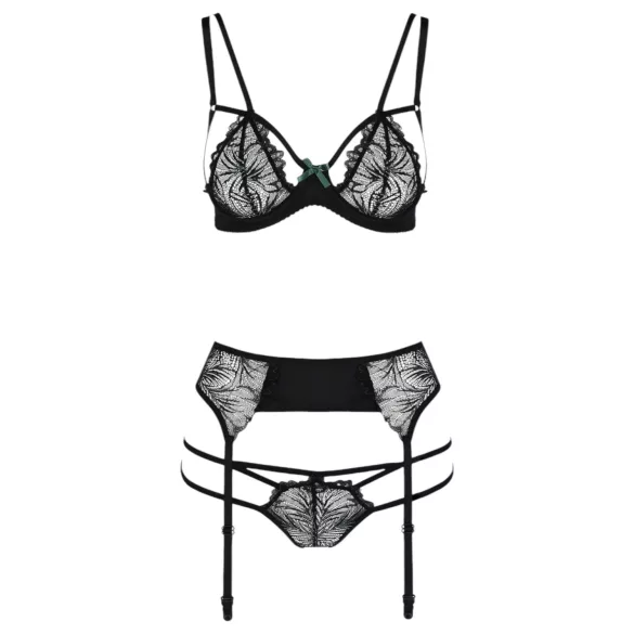 Passion Floris - pesukomplekt - must - L/XL