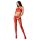 Passion BS080 - topklass jumpsuit - punane (S-L)