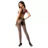 Passion BS085 - avatud võrkbodystocking - must - S-L
