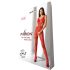Passion BS085 - mosaiikmustriline avatud catsuit (punane) - S-L