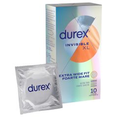 Durex Invisible XL - ekstra suured kondoomid - 10 tk