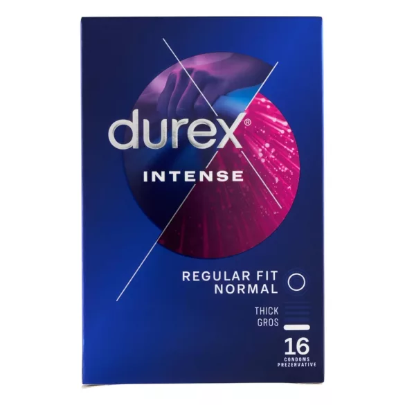 Durex Intense - tekstuuriga kondoomid - 16 tk