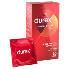   Durex Feel Thin XL - ekstra õhukesed kondoomid - naturaalne tunnetus - 10 tk