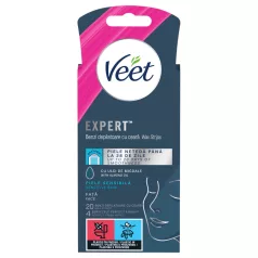 Veet Expert - depilatsiooniribad - tundlikule nahale - 20 tk
