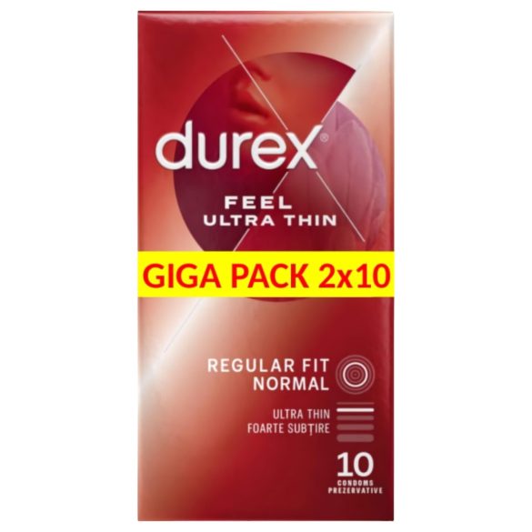 Durex Feel Ultra Thin - üliõhuke kondoom (2x10 tk)