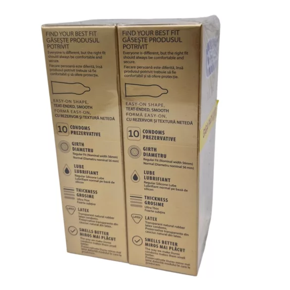 Durex Nude - eriti õhukesed kondoomid (2 × 10 tk)