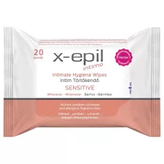   X-Epil Intimo Sensitive - intiimpiirkonna niisked salvrätikud - 20 tk