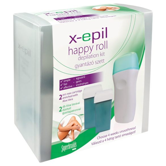 X-Epil Happy Roll - vahatamiskomplekt