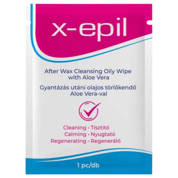 X-Epil - Õline depileerimisjärgne rätik (1 tk) - Aaloe Veraga