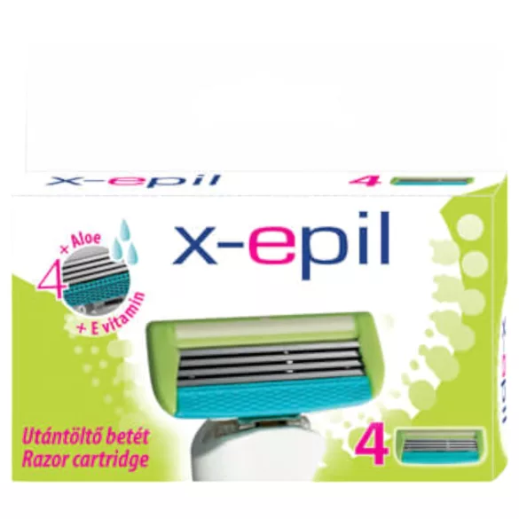 X-Epil - naiste raseerija vahetusterad 4 teraga (4 tk)