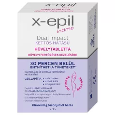   X-Epil Intimo Dual Impact - tupe tablett - topelttoime - 7 tk