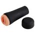 Desirel True Touch - elutruu vibratsiooniga kunstvagiina (naturaalne-must)