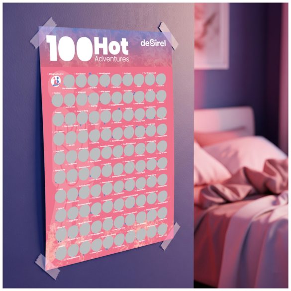Desirel - 100 seksipoosi kraabitav plakat mäng