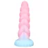 OgazR - valgustusega ükssarviku dildos - 22 cm - vikerkaarevärviline