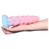 OgazR - valgustusega ükssarviku dildos - 22 cm - vikerkaarevärviline