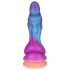 OgazR - helendav draakon dildos - 22 cm - lilla-roosa