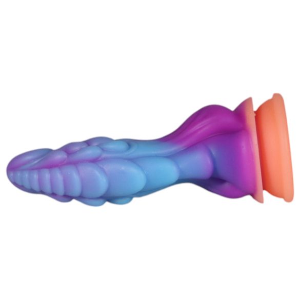 OgazR - helendav draakon dildos - 22 cm - lilla-roosa