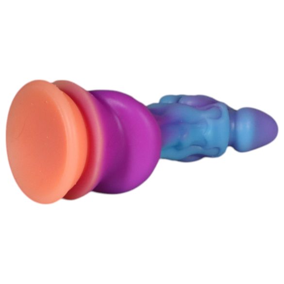OgazR - helendav draakon dildos - 22 cm - lilla-roosa