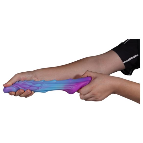 OgazR - helendav draakon dildos - 22 cm - lilla-roosa