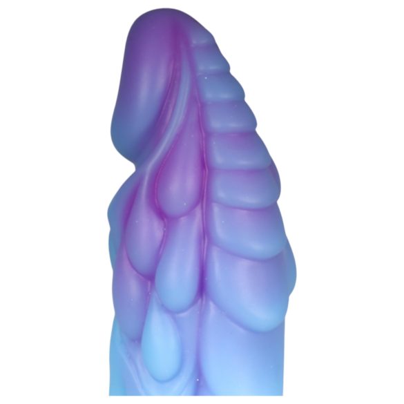 OgazR - helendav draakon dildos - 22 cm - lilla-roosa
