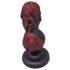 OgazR - ümar anaaldildo - 10,5 cm (must)
