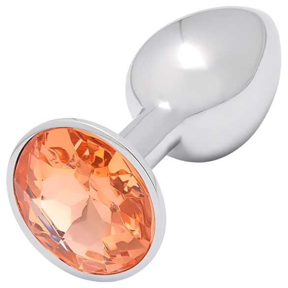 Sunfo - metallist anaaliplug - kuldne kivi - hõbedane